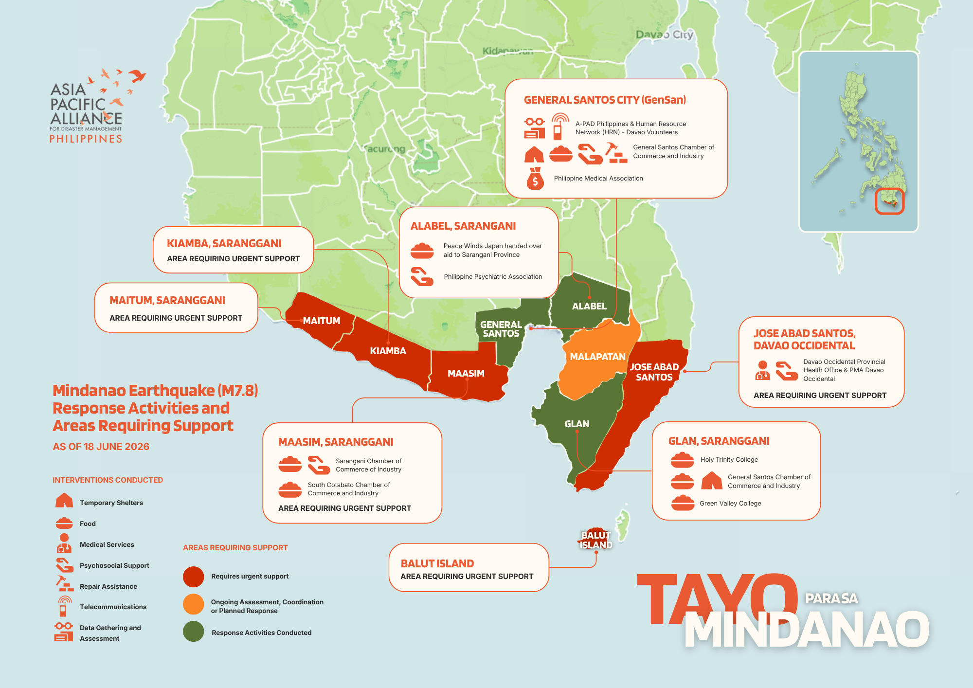 Tayo Para sa Mindanao: Mapping Multisectoral Humanitarian Action