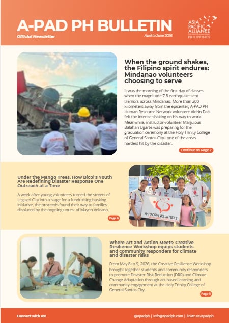 Building Resilience Through Local Action: A-PAD PH’s Second Quarter Newsletter 2026